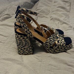 Marc Fisher Braided heels size 7
